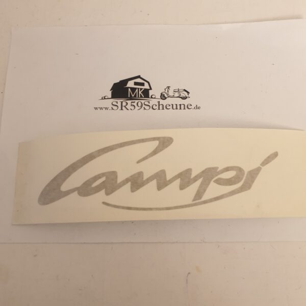 AUFKLEBER für CAMPI gold